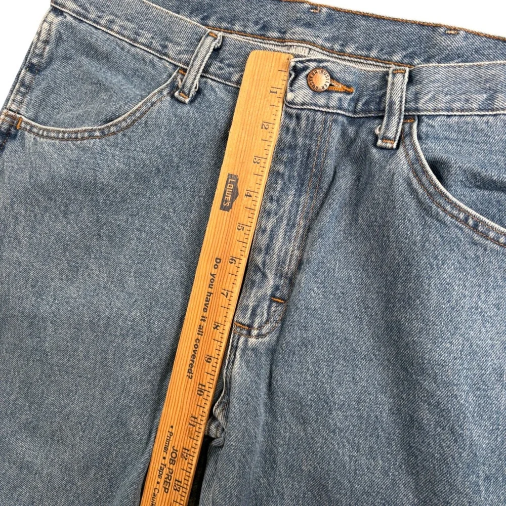 Rustler Regular Fit Jeans Mens 34x26.5‎ (Tag 34x29) Medium Wash Denim Workwear